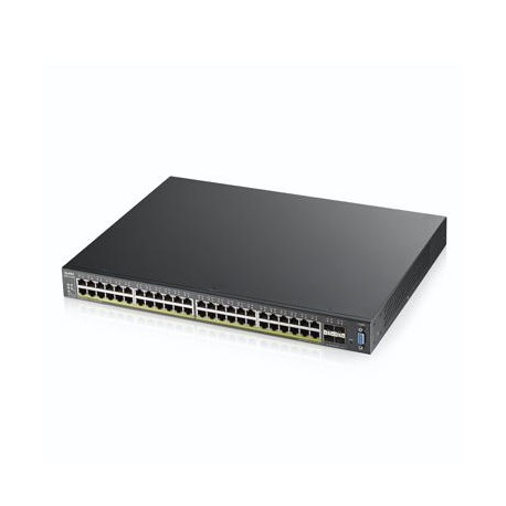 ZyXEL XGS2210-52 Gestionado L2 Gigabit Ethernet (10 100 1000) 1U Negro XGS2210-52-EU0101F