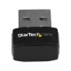 StarTech Micro Adaptador de Red Inal?mbrica Wifi USB AC600 Externo - Wireless 1T1R 802.11ac - 2,4GHz y 5GHz USB433ACD1X1