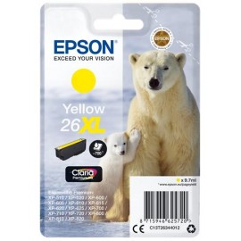 EPSON 26XL 9.7ML AMARILLO C13T26344012