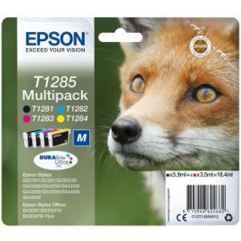 EPSON MULTI-PACK NEGRO-CIAN-AMARILLO-MAGENTA T1285 C13T12854012