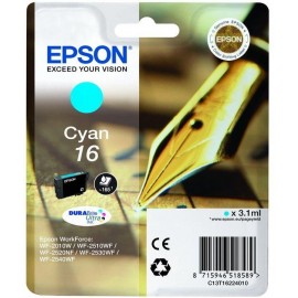 Epson C13T16224022 3.1ml 165p?ginas Cian