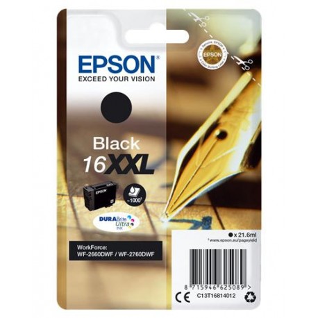 Epson C13T16814012 21.6ml 1000p?ginas Negro