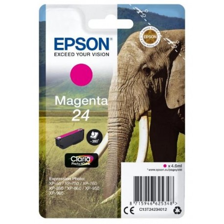 Epson C13T24234012 4.6ml 360p?ginas Magenta