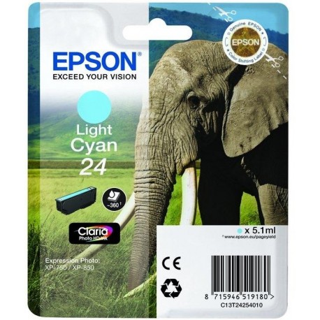 Epson C13T24254022 5.1ml 360p?ginas Cian claro