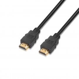 NANO CABLE HDMI V2.0 CERTIFICADO 4K@60HZ 18GBPS, A M-AM NEGRO, 1.5M 10.15.3601-L150