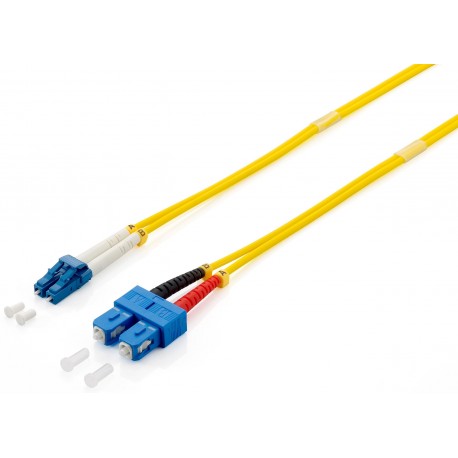 EQUIP Cable Fibra Optica Monomodo LC SC 09 125µ LSOH 1m Amarillo 254331