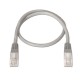 NANO CABLE LATIGUILLO RJ45 CAT.6 UTP LSZH GRIS 0.5M 10.20.1300