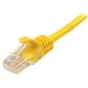 StarTech Cable de Red de 0,5m Amarillo Cat5e Ethernet RJ45 sin Enganches 45PAT50CMYL