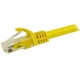 StarTech.com Cable de Red de 0,5m Amarillo Cat6 UTP Ethernet Gigabit RJ45 sin Enganches N6PATC50CMYL