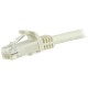 StarTech Cable de Red de 0,5m Blanco Cat6 UTP Ethernet Gigabit RJ45 sin Enganches N6PATC50CMWH