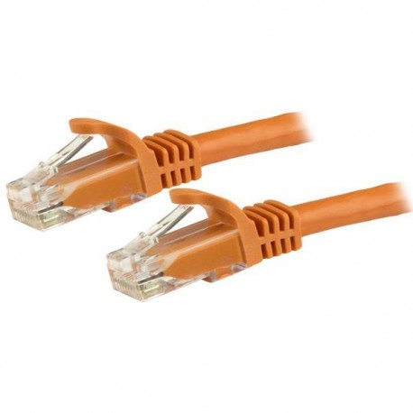 StarTech Cable de Red de 0,5m Naranja Cat6 UTP Ethernet Gigabit RJ45 sin Enganches N6PATC50CMOR