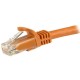 StarTech Cable de Red de 0,5m Naranja Cat6 UTP Ethernet Gigabit RJ45 sin Enganches N6PATC50CMOR