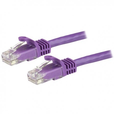 StarTech Cable de Red de 0,5m P?rpura Cat6 UTP Ethernet Gigabit RJ45 sin Enganches N6PATC50CMPL