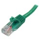 StarTech Cable de Red de 0,5m Verde Cat5e Ethernet RJ45 sin Enganches 45PAT50CMGN