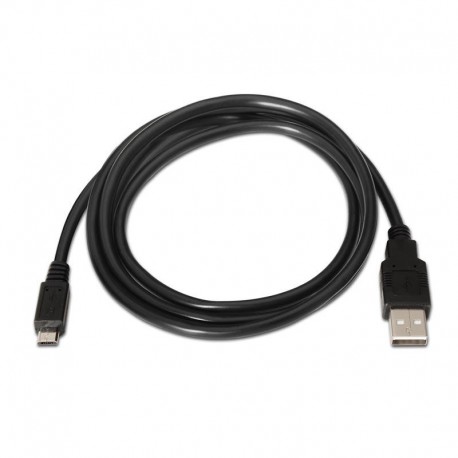 NANO CABLE 10.01.0503 3m USB A Micro-USB B Negro cable USB