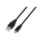 NANO CABLE 10.01.0503 3m USB A Micro-USB B Negro cable USB