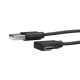 StarTech Cable de 1m USB-A a USB-C Acodado a la Derecha - Cable Adaptador USB A a USB Tipo C en ?ngulo a la Derecha USB2AC1MR