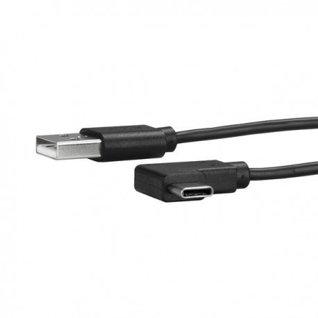 StarTech Cable de 1m USB-A a USB-C Acodado a la Derecha - Cable Adaptador USB A a USB Tipo C en ?ngulo a la Derecha USB2AC1MR