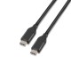 NANO CABLE CABLE USB 3.1 GEN2 10GPS 3A, TIPO USB-C M-USB-C M 1M NEGRO 10.01.4101