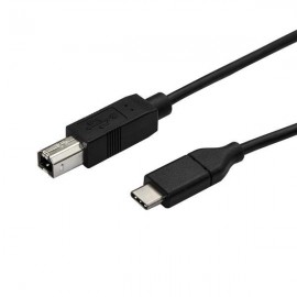 StarTech Cable de 3m USB-C a USB-B de Impresora - Cable Adaptador USB Tipo C a USB B USB2CB3M