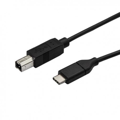 StarTech Cable de 3m USB-C a USB-B de Impresora - Cable Adaptador USB Tipo C a USB B USB2CB3M