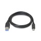 NANO CABLE USB 3.1, 1m 1m USB C USB A Negro 10.01.4001