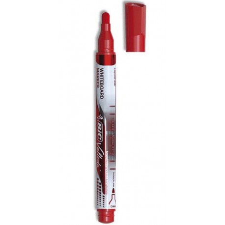 BIC ROTULADOR PIZARRA BLANCA VELLEDA TINTA LIQUIDA INK POCKET ROJO