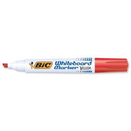 BIC Velleda Whiteboard Marker 1751 Punta de cincel Rojo 12pieza(s) marcador 904948