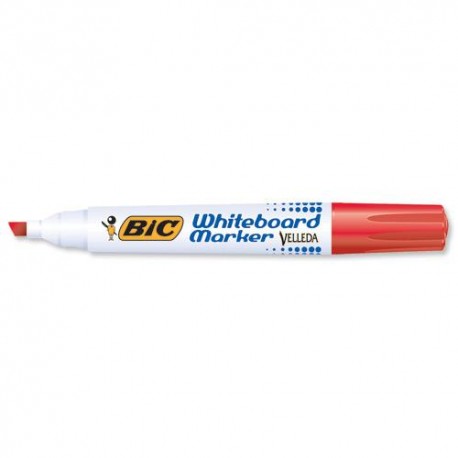 BIC Velleda Whiteboard Marker 1751 Punta de cincel Rojo 12pieza(s) marcador 904948