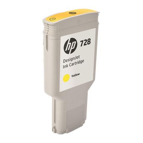 HP 728 300-ml Yellow DesignJet Ink Cartridge F9K15A