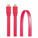 3GO HDMI V1.4 PLANO 1.8M 24K ROJO CHDMIR