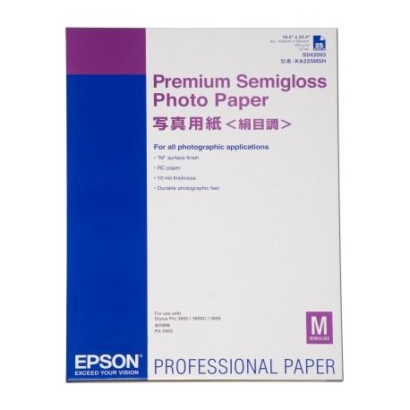 Epson Premium Semigloss Photo A2, 25 sheet, 251g C13S042093