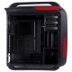 Black Lion IT1523 Midi-Tower Negro, Rojo IT1523NE-W