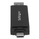 StarTech.com Lector Grabador USB 3.0 USB-C Tipo C y USB-A de Tarjetas de Memoria Flash SD Micro SD Alimentado por USB