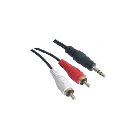 Nanocable Audio Estereo 3.5/M-2xRCA/M 1.5 M