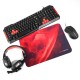 Mars Gaming MRCP1 USB Negro, Rojo