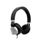 V7 Auriculares ligeros - Negro/Plata HA601-3EP