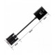 Ewent EW9866 VGA-15pin HDMI, 3.5mm Negro