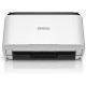 Epson WORKFORCE DS-410 ADF + Manual feed scanner  Negro, Color blanco B11B249401