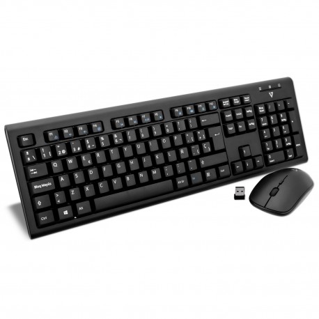 V7 Conjunto de teclado y ratón inalámbrico ES CKW200ES