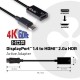 CLUB3D DisplayPort 1.4 a HDMI 2.0b HDR Adpatador Activo CAC-1080