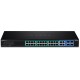 Trendnet TPE-5028WS Gestionado Gigabit Ethernet (10/100/1000) Energía sobre Ethernet (PoE) 1U Negro