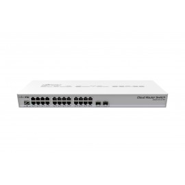 Mikrotik CRS326-24G-2S+RM L2 Gigabit Ethernet (10/100/1000) Energía sobre Ethernet (PoE) Gris