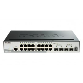 D-Link DGS-1510 Gestionado L3 Gigabit Ethernet (10/100/1000) Energía sobre Ethernet (PoE) Negro