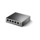 TP-LINK TL-SG1005P No administrado Gigabit Ethernet (10/100/1000) Energía sobre Ethernet (PoE) Negro switch