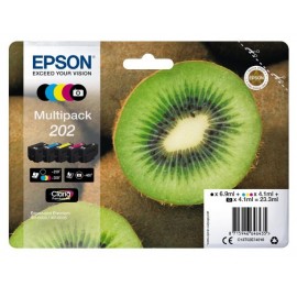 Epson 202 Negro, Cian, Amarillo  C13T02E74010