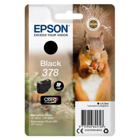 Epson 378 Negro  C13T37814010