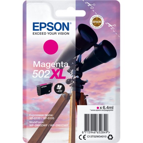 Epson 502XL Magenta  C13T02W34010