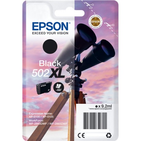 Epson 502XL  Negro  C13T02W14020