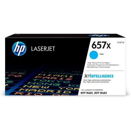 HP  LaserJet 657X cian